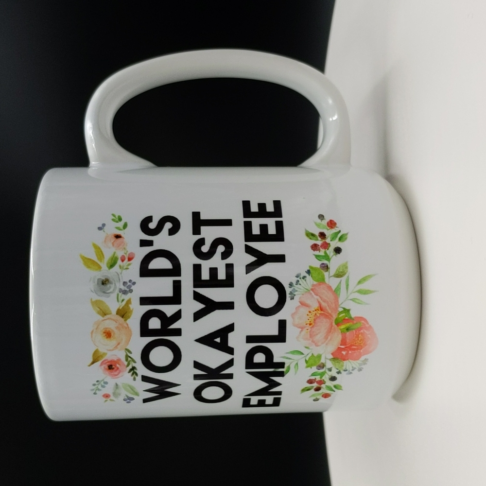 World's Okayest Employee Coffee Tea Mug